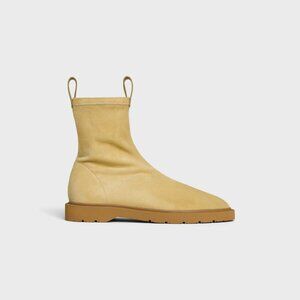 Celine Suede Stretch Leather Ankle Boots IT 38 Women